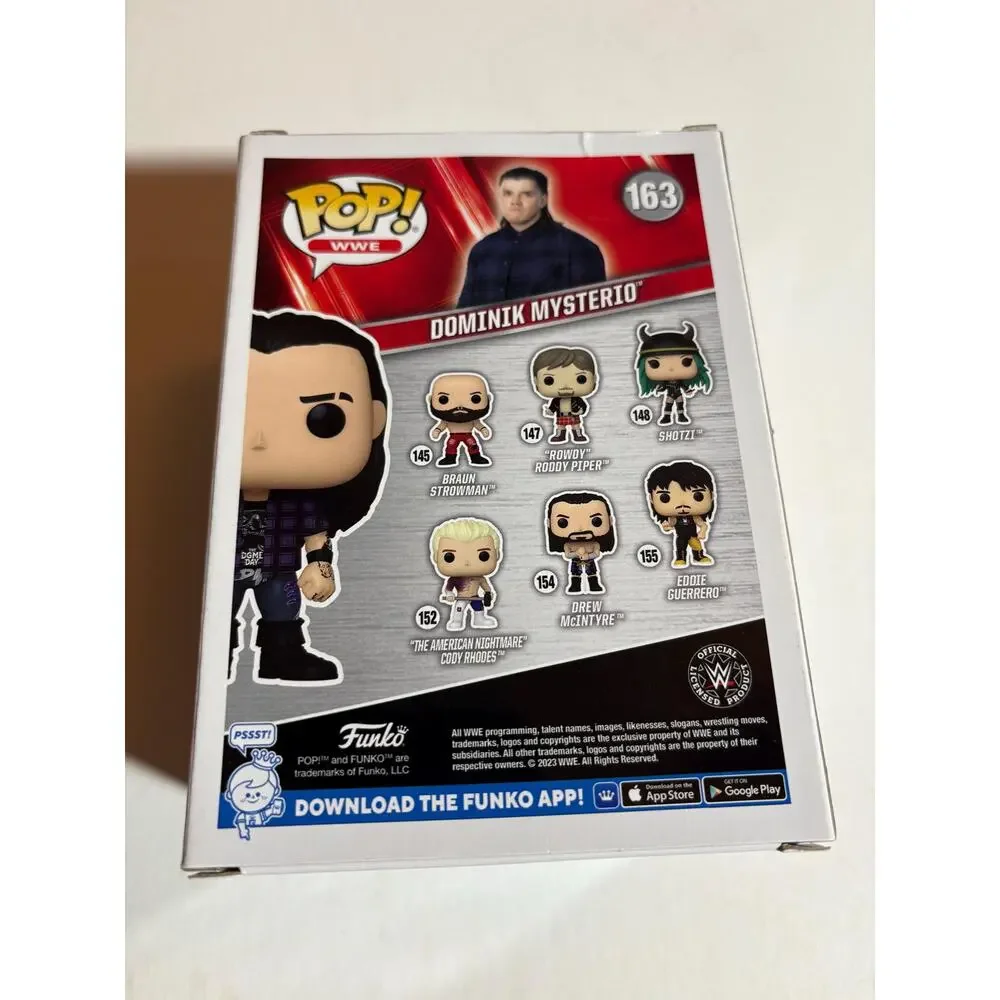 POP! Funko Vinyl Figure New in Box WWE #163 Dominik Mysterio